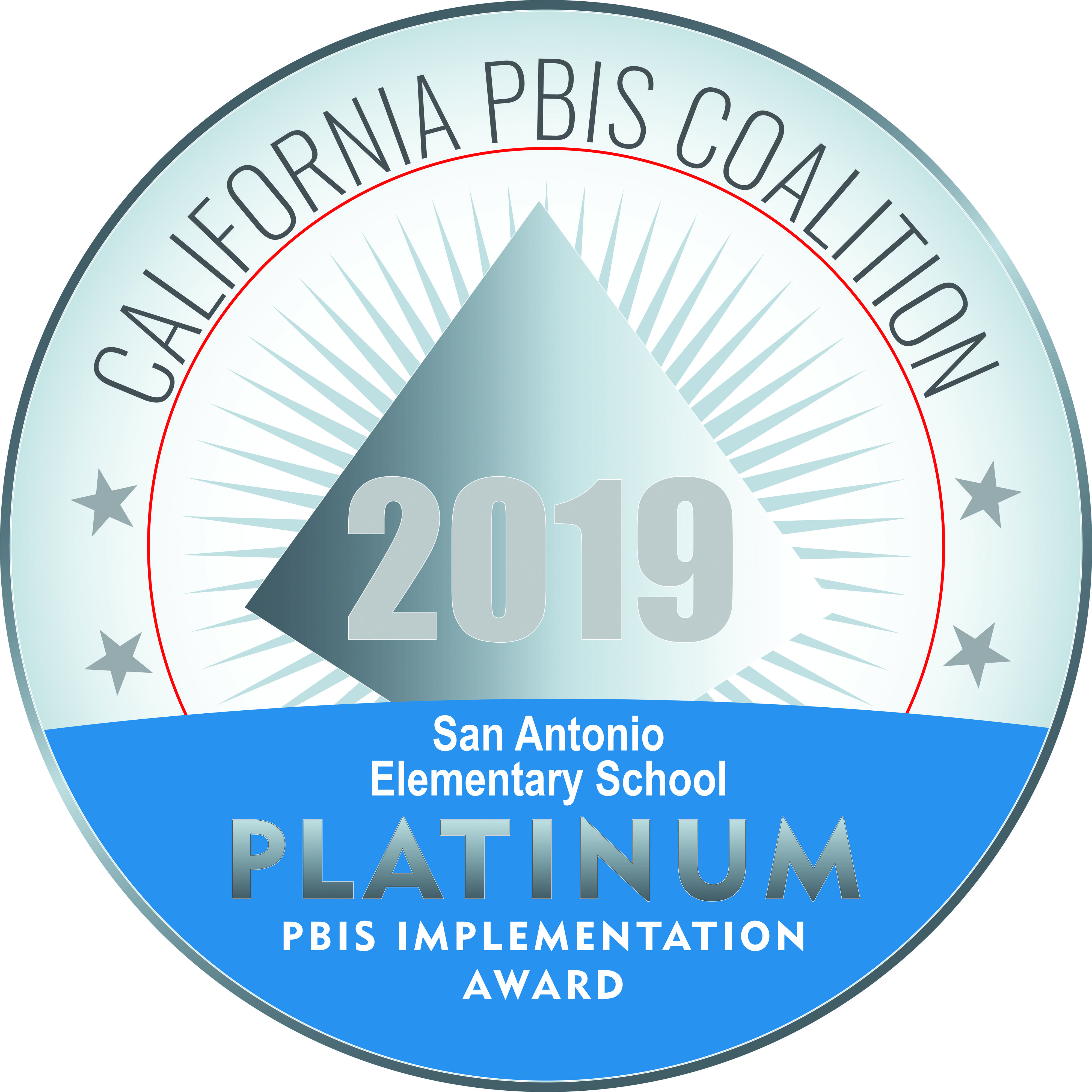 San Antonio receives the highest PBIS award this year; the Platinum Seal